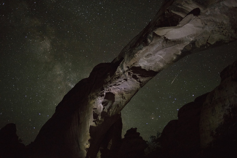 outdoors, star - space, constellation, stone, close-up, hickman bridge, wilderness, landscape, milky way, geology, nature, indoors, space and astronomy