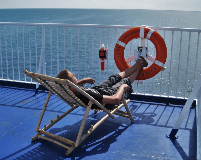 Sun Deck, holiday, summer, outdoors, sweden ferry, sunbathing, stena jutlandia, rest, on bord, sun, day, deck chair, Stena, Lake, Ferry, holidays, relax