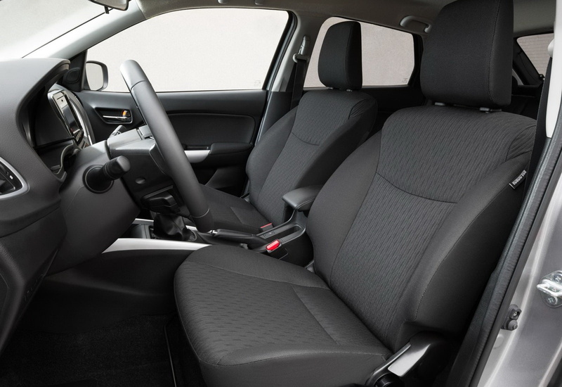 indoors, land vehicle, day, vehicle interior, 720P, dashboard, travel, empty, baleno, suzuki, vehicle seat, transportation, close-up, mode of transportation