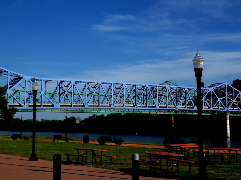 transportation, way, no people, lighting equipment, high, Transportation, 4K, structure, city, construction, passage, blue, travel, cross, bypass, river