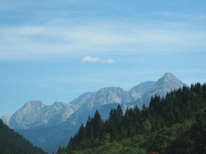cloud - sky, mountain range, 4K, high, width of the head, far right, plant, midnight lace, tranquility, high slopey, mountain peak, tree, non-urban scene