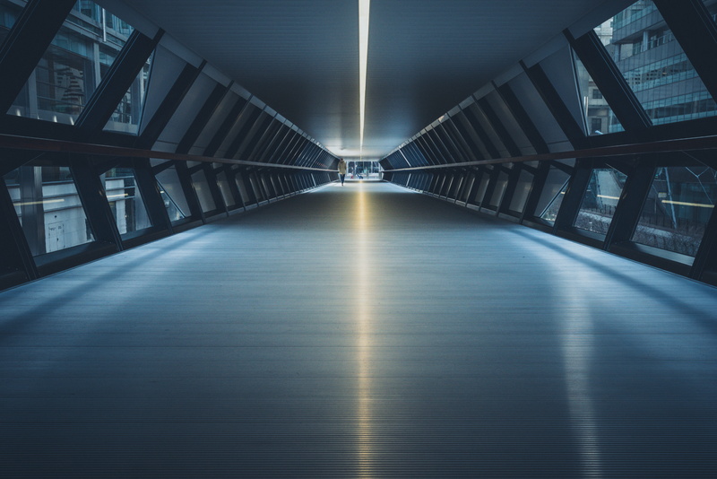 long, canary wharf, transportation, diminishing perspective, the way forward, no people, nature, united kingdom, architecture, metal, reflection, built structure