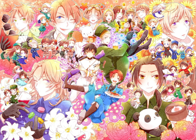 720P, axis, hetalia, powers