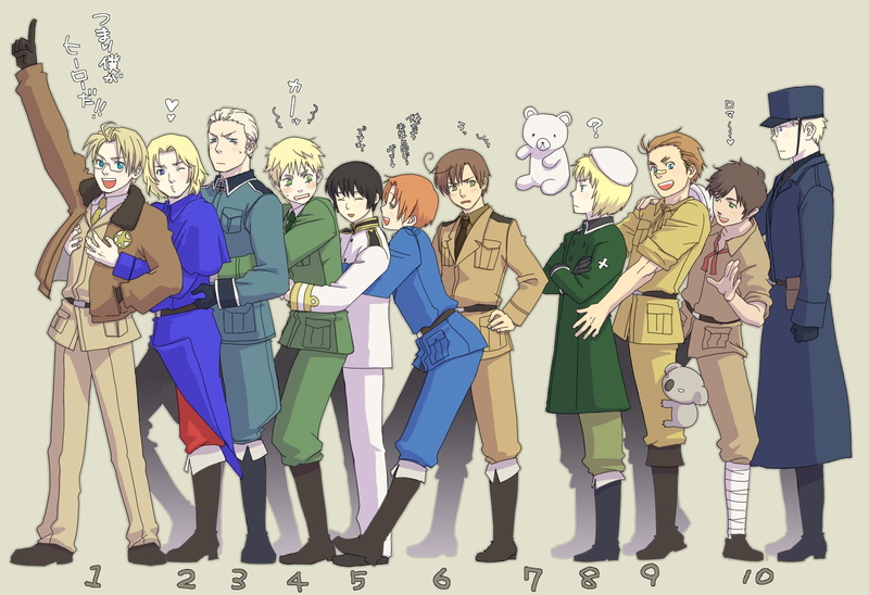 axis, hetalia, powers, 1080P
