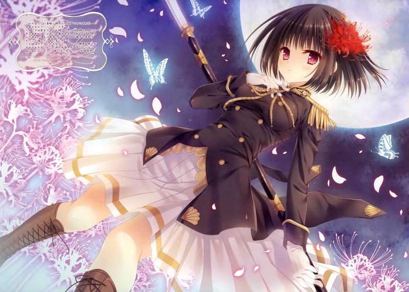 uniform, Axis Powers Hetalia , celebration, festival, young adult, illuminated, flower petals, celebration event, adult, lifestyles, indoors, katana, one person