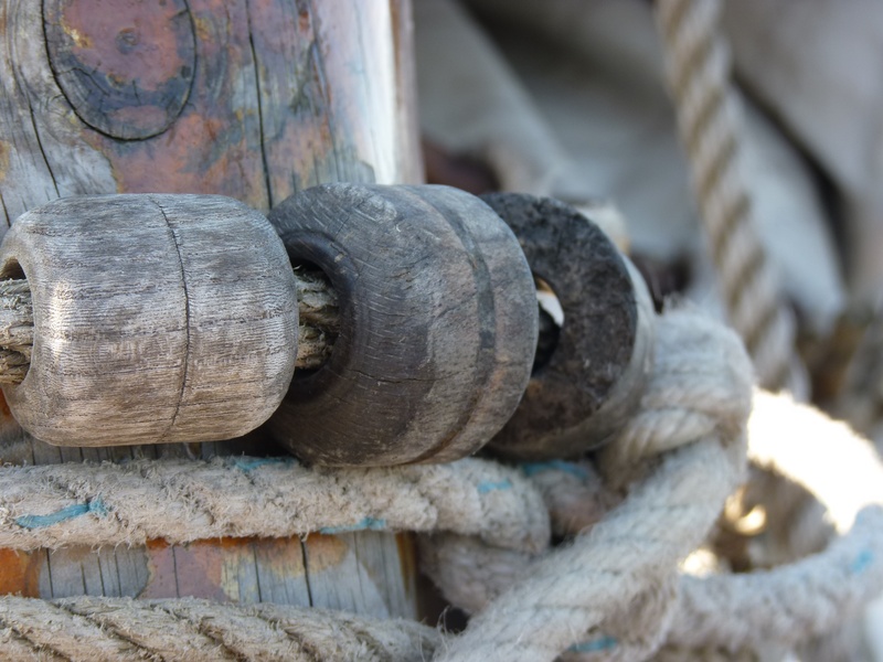 day, rigging, ship, stack, wood, water sports, old, tied up, nature, ijsselmeer, focus on foreground, wood - material, close-up, metal, sailing vessel