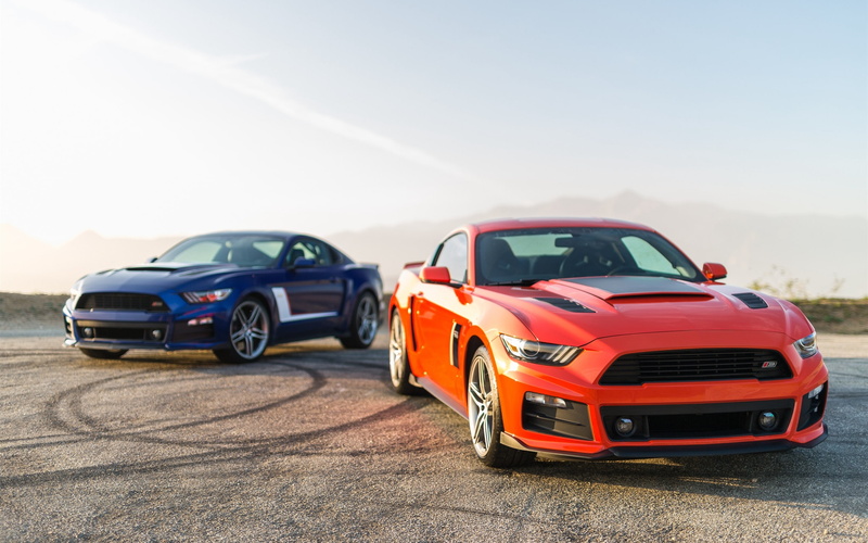 Ford, Blue, sports, red, 2014, Orange, 2K, coupe, Mustang, Cars