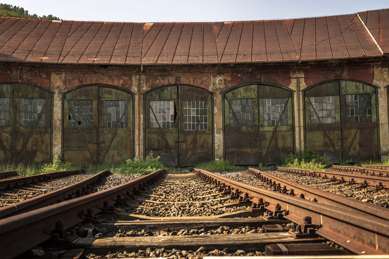 rustic, locomotive, built structure, rusty, road, transportation, light, outdoors, travel, mode of transportation, public transportation, building exterior