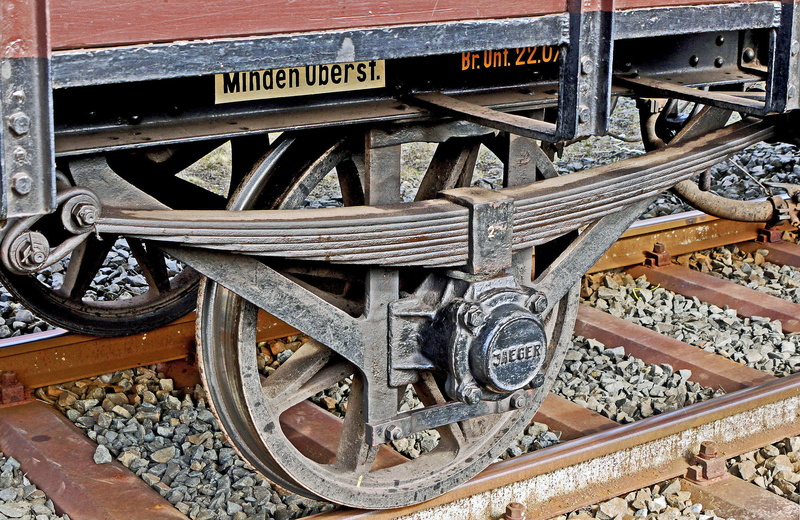 railroad track, old, train - vehicle, achslager, museum railway minden, 4K, mode of transportation, land vehicle, operational, unchecked, iron sleepers