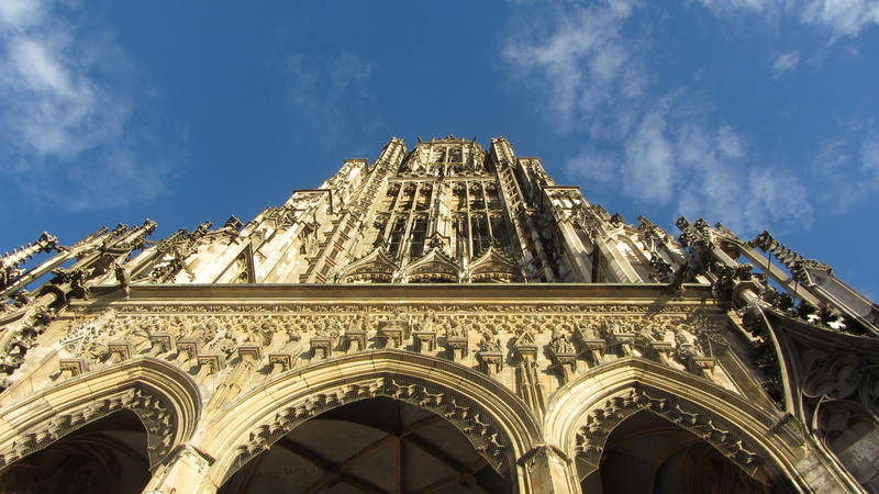 Church, no people, religion, place of worship, Building, Church, building exterior, history, ornate, house of worship, ulm, low angle view, Ulm Cathedral