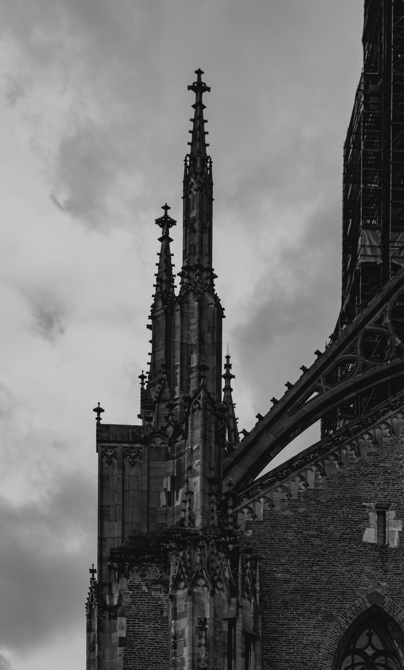 architecture, place of worship, outdoors, ulmer münster, building, sky, ulm, built structure, no people, cathedral, spirituality, religion, spire, nature