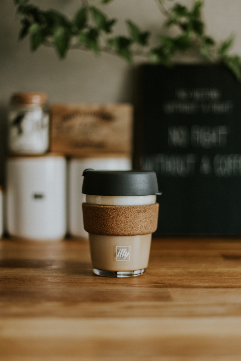 table, focus on foreground, home, latte, plastic, wood - material, food and drink, clear, coffee shop, domestic kitchen, drink, photography, close-up, domestic room