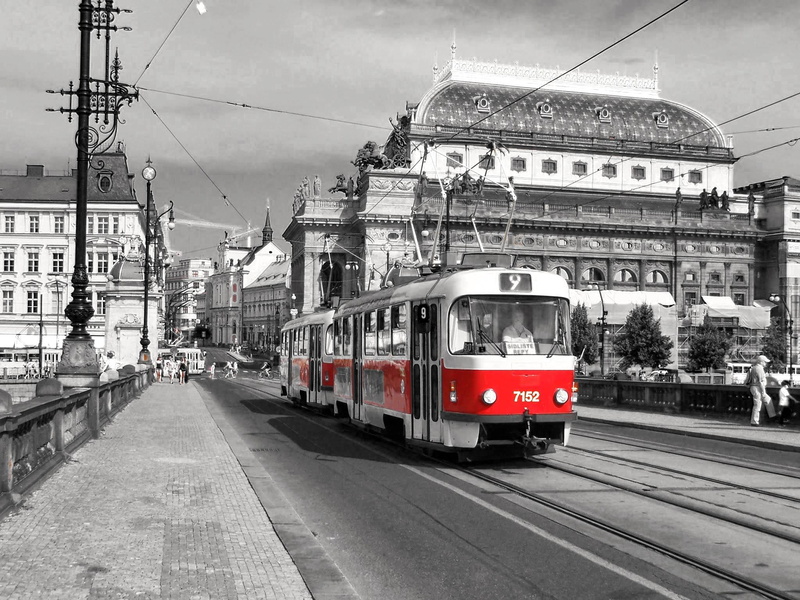 public transport, technology, cable car, transportation, architecture, street, czech republic, public transportation, prague, track, built structure, city life