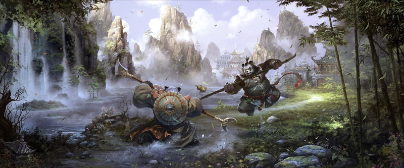 forest, mountains, flowing water, art, landscape, weapons, land, history, sky, battle, application, smoke - Physical Structure, outdoors, plant, building