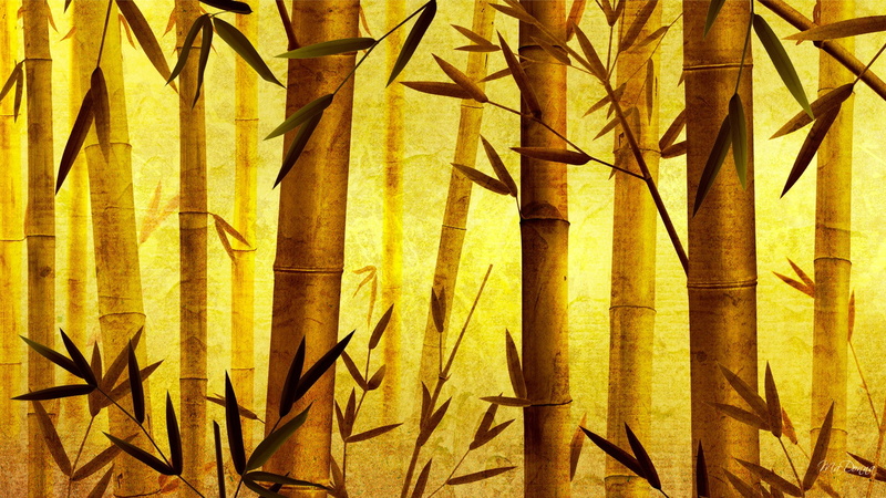 1920x1080, Forest, 1080P, 4k pics, digital art, bamboo