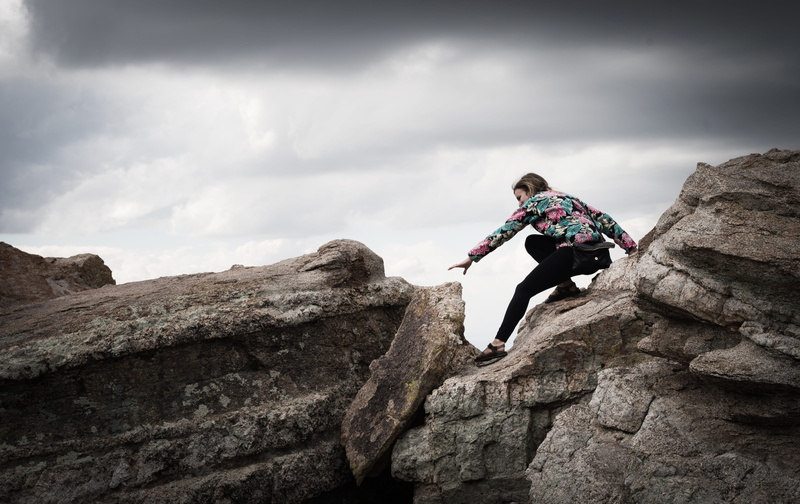 men, adventure, solid, rock formation, rock Climbing, adults only, copy Space, hiking, sky, rocks, one man only, extreme Sports, courage, full Length, achievement