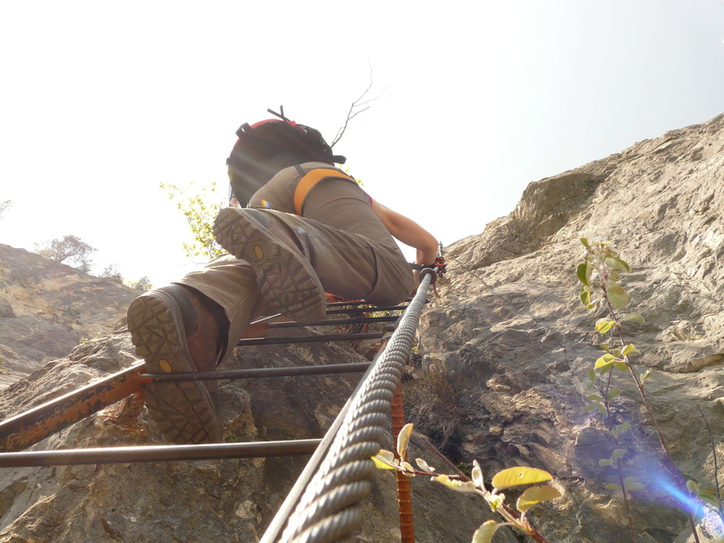leisure activity, one person, 2K, extreme sports, gray, climbing harness, mountain Peak, challenge, climber, perpendicular, ladders, real people, safety