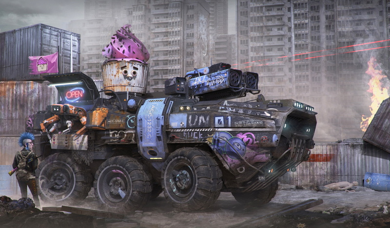 cyberpunk, 1080P, transport, ACC-1232-C, Igor Sobolevsky