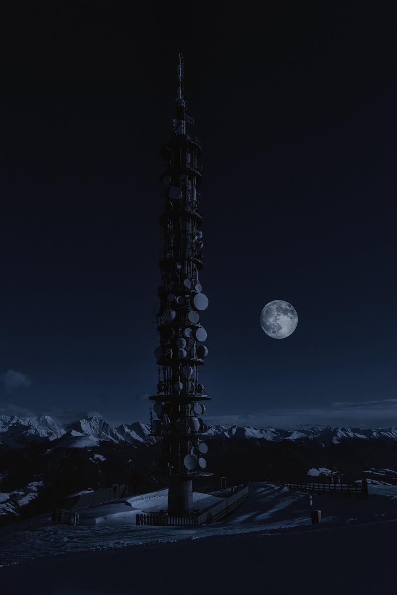 nature, air broadcast, cold, landscape, technology, antenna, sky, tower, astronomy, no people, satellite, moon, global communications, telecommunication