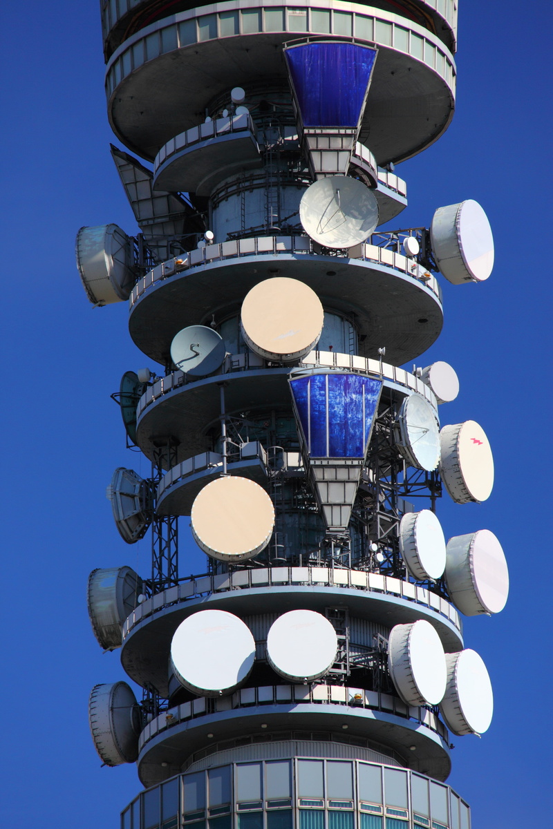 no people, day, tall - high, clear sky, phone, telephone, telecommunication, cellular, dish, network, global communications, architecture, receiver, radio