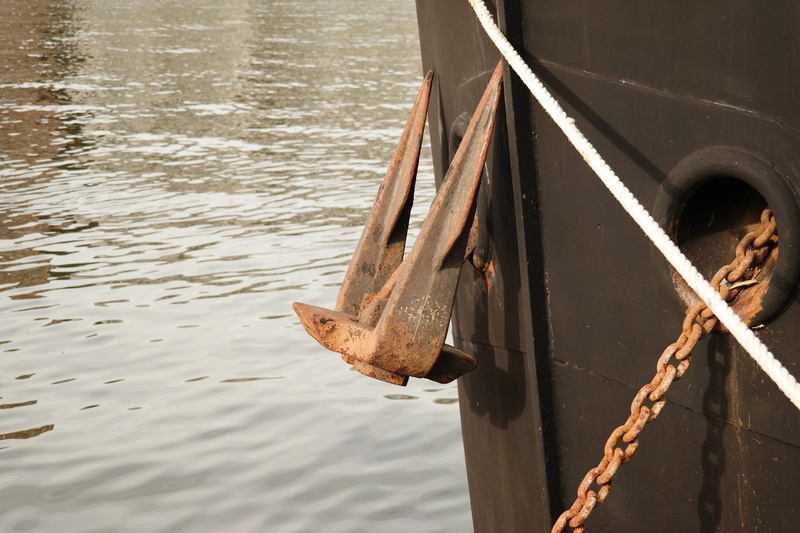 knitting, day, bug, Ship, outdoors, Anchor, Chain, Maas, transportation, sure, fix, Dew, sea, backed up, 5K, wheel, lake, mode of transportation, wood - material