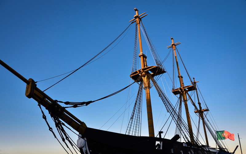 transportation, mode of transportation, sailing vessel, outdoors, three masted, port, 2K, wood, industrial equipment, rope, boats, sailboat, antique, industry