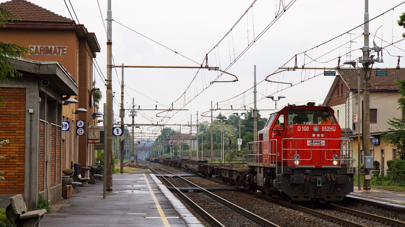 1080P, train station, railway, train