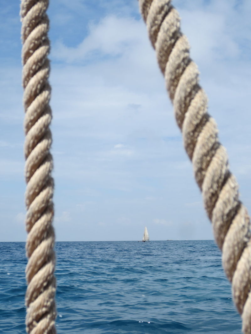 ship, rope, africa, metal, nautical vessel, navigation, pattern, mode of transportation, sea, horizon, tanzania, paradise, boat, nature, travel, sailboat