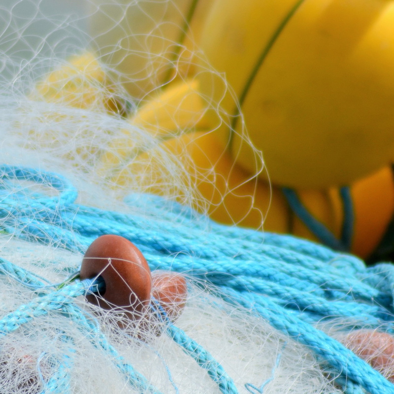 traditional fishing, fishing Net, node, close-up, fishing port, float, boat, textile, france, focus on foreground, pattern, fisherman, thread, fishing
