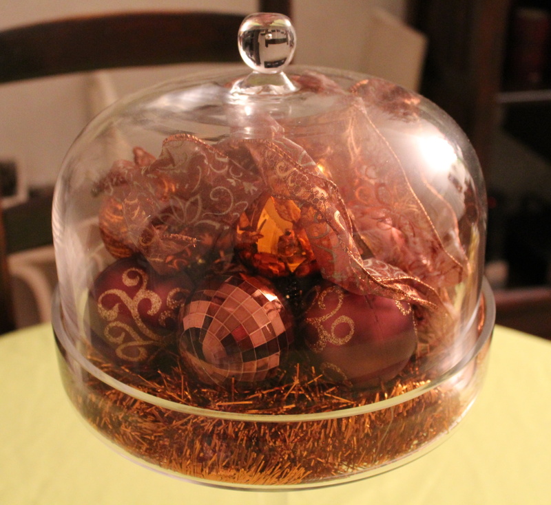 glass - material, shiny, centerpiece, winter, brown, christmas decoration, christmas ornament, glass, holiday, color, table, focus on foreground, orange