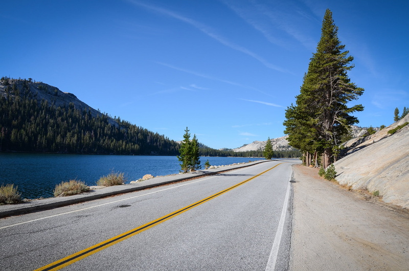 California, road, USA, markup, Tenaya Lake, CA, 1080P, Yosemite National park