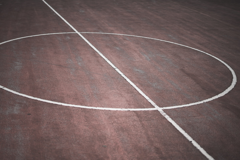 day, geometric shape, cour, austria, absence, sports, no people, sport, basketball - sport, empty, team sport, curve, 5K, basketball court, center, close-up