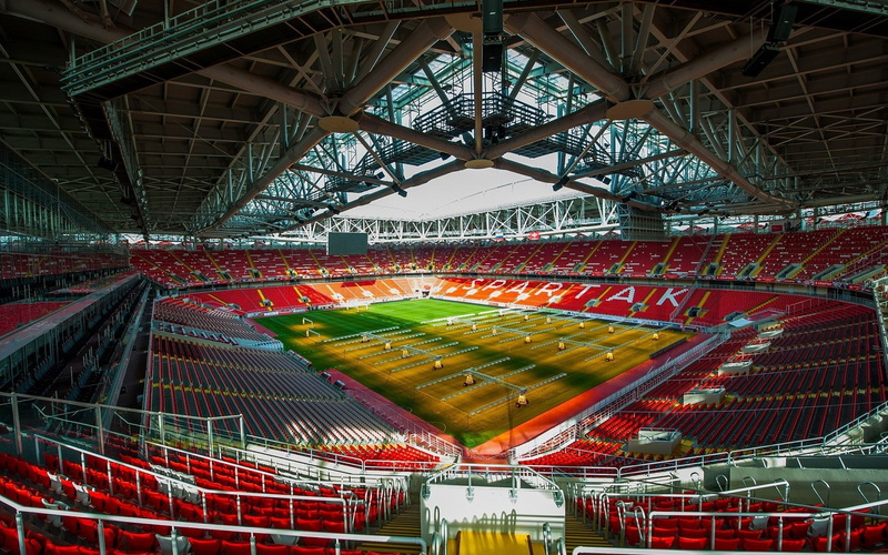 Lawn, FC, Spartak, Stadium, Football, 1080P