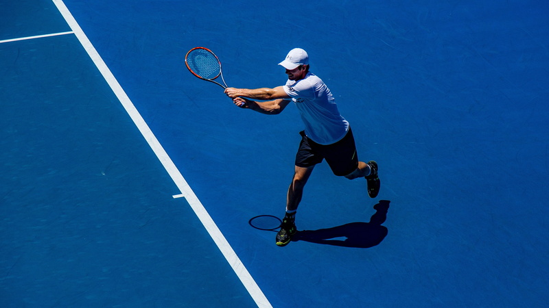 men, professional sport, full length, competitive sport, healthy lifestyle, court, competition, 2K, skill, outdoors, tennis, sports clothing, tennis rackets