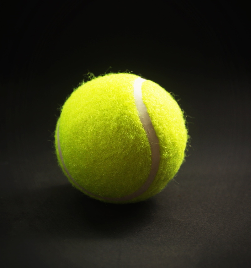 game, hairy, recreational, studio shot, object, ball, no people, isolated, single, cut out, competitive, sport, green color, racket, yellow, background