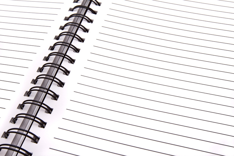 record, white background, white color, office supply, write, indoors, striped, view, angle, publication, writing, note, blank page, note pad, education