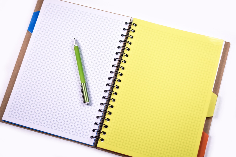reminder, office, notebook, click, studio shot, note pad, graph notebook, pen, education, write, ring binder, planning, white background, 5K, spiral notebook
