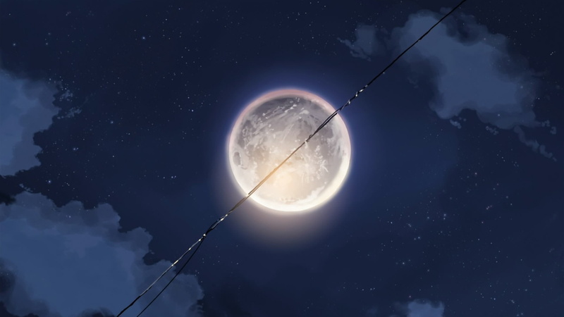 sky, Moon, Powerlevel, 1080P, anime, Neon Genesis Evangelion