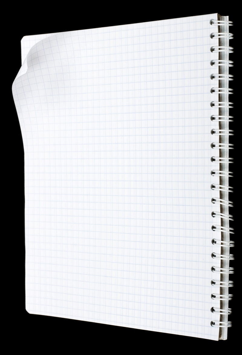 spiral, page, copy space, close-up, black background, indoors, white color, clean, closeup, clear, next, curl, white, corner, empty, no people, object