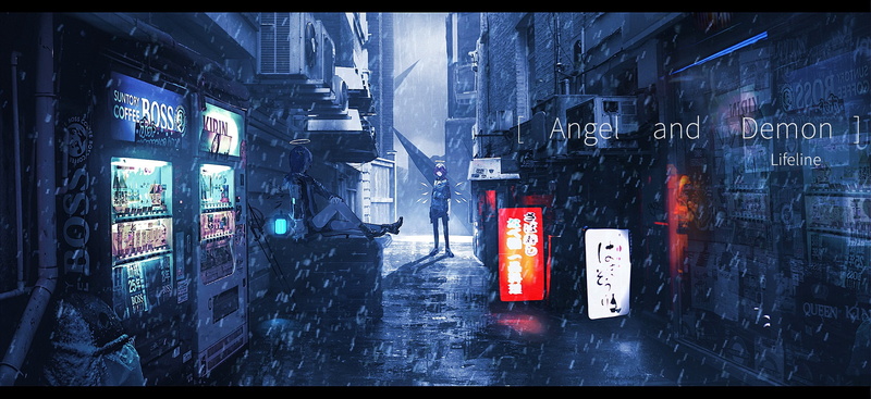 Lifeline, anime, 1080P, anime girls