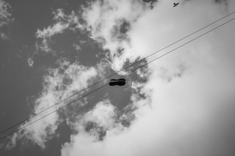 background, directly below, pollution, no people, nature, power line, power supply, cable car, depend, electricity, top, smoke - physical structure, sky