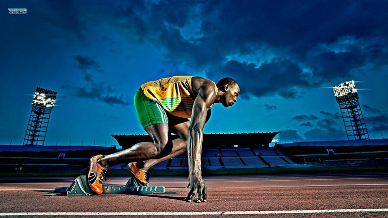 competition, sports track, track starting block, track and field, sprinting, running track, track and field athlete, effort, starting line, determination
