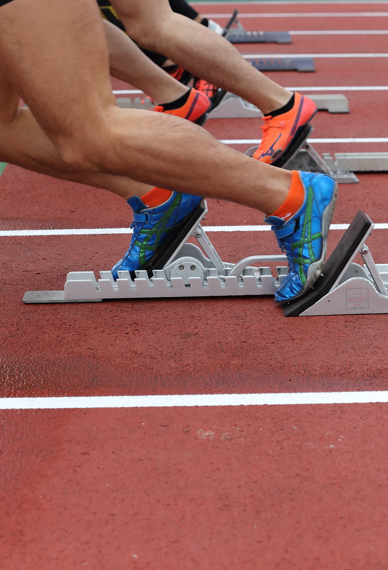 sport, mens track, sports track, Sprint, preparation, sports event, Start, track and field event, exercising, human limb, human body part, track starting block