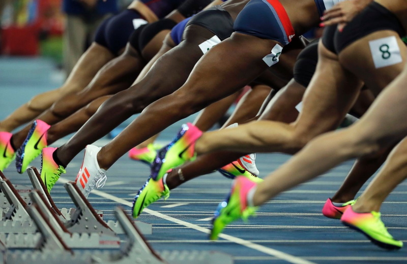 effort, healthy lifestyle, 720P, track and field athlete, in a row, running track, sport, group of people, determination, preparation, competitive sport