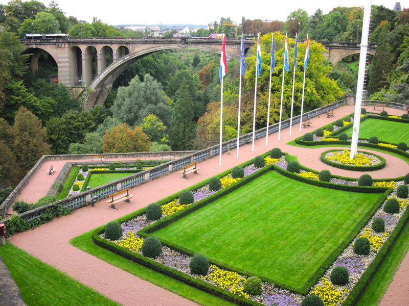 beautiful, city, sport, famous Place, tree, outside, autumn, plant, connection, no people, flag, field, Luxembourg, bridge, nature, 4K, arch bridge, green Color