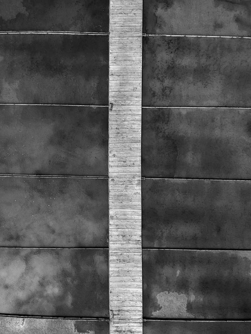 no people, outdoors, building exterior, nature, drone capture, dji, aerial, pattern, portugal, wall - building feature, spark, lines, 2K, close-up, museum center of salt