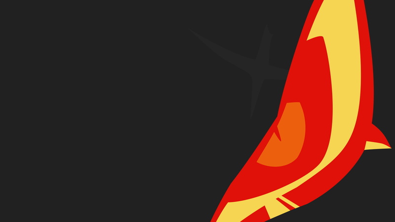 Kill la Kill, painting, guidance, pattern, warning sign, communication, no people, vector, flame, backgrounds, black background, curve, safety, single object