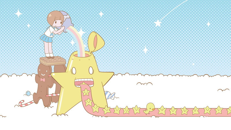 Mankanshoku Mako, anime, communication, cute, 1080P, Kill la Kill, technology, nature, mammal, child, anime girls, cartoon, toy, people, girls, childhood
