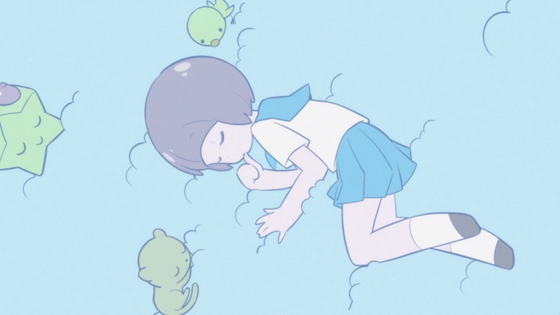representation, invertebrate, indoors, art and craft, vertebrate, sky, blue, nature, silhouette, Mankanshoku Mako, Kill la Kill, close-up, no people, emotion