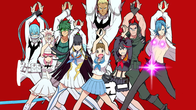 Matoi Ryuuko, Kill la Kill, Sanageyama Uzu, Inumuta Houka, Kiryuin Satsuki, 1080P, Gamagouri Ira, Jakuzure Nonon